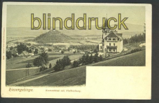 Krummhbel mit Paffenberg  sw-AK ungebraucht (d3932)