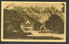 Garmisch sw-AK Kurhaus Alpenspitze + Waxenstein ungebraucht (d4499)