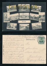 BOCHUM sw-AK mit elf Ansichten 1909 (d7247)