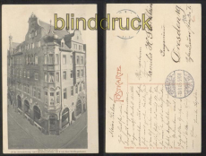 AUGSBURG sw-AK Neue Gewerbehalle 1905 (d0142)