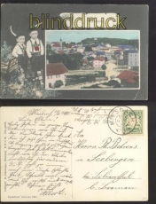 MIESBACH farb-AK Teilansicht 1909 (d0171)