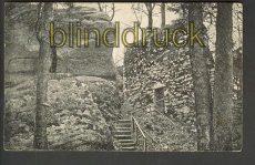 Waldstein sw-AK im Fichtelgebirge Kapelle ungebr. (d4487)