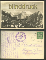 Vorderkaisersfelden sw-AK Bahnpost 1928 (d3579)