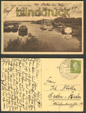 Wesel sw-AK Partie am Hafen 1932 (d3335)