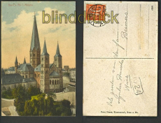 Bonn am Rhein farb-AK Mnster 1921  (d3616)