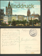 Kln farb-AK Alter Markt Rathaus + Dom 1914 (d3373)