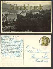 Schleiden sw-AK Schloss mit Pfarrkirche 1933 (d3611)