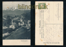 BERCHTESGADEN sw-AK Teilansicht 1906 (d7207)