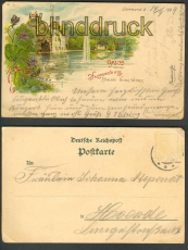Dortmund Kronenburg farb-Litho-AK Brauerei Werne(d3237)