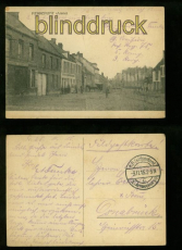 PIERREPONT (Aisne)  sw-AK Strassenansicht Feldpost 1915 (a2008)