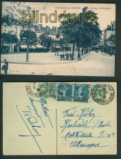 Chalon-sur-Saone sw-AK Place de Beaune 1925 (a0847)