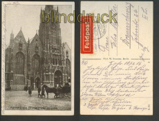 Lille sw-AK Kathedrale St. Maurice 1916 (a0759)