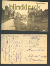 Mouzon am Maaskanal sw-AK Strassenansicht 1916 (a0752)