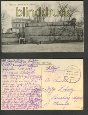 Mzires sw-AK Entree de la Citadelle Feldpost 1918 (a0664)