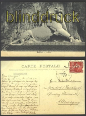 Frankreich sw-AK Belfort le Lion 1909 (a0428)