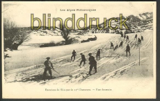 Les alpes Pittoresques sw-AK Exerces de Skis par(a0536)