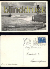 Niederlande sw-AK Scheveningen Haven 1951 (a0100)