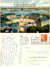 Dnemark Kopenhagen farb-AK Amalienborg 1929 (a0435)