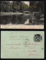 Bordeaux sw-AK Le Jardin Public 1904 (a1004)