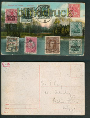 Bergen op Zoom farb-AK Marken aus 9 Lndern 1917 (a0844)