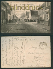 Nomain sw-AK Rue du Calvaire 1914 (a0870)