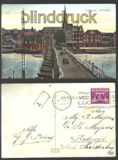 Niederlande farb-AK Arnhem Schipbrug 1928 (a0465)