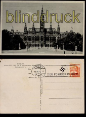 sterreich sw-AK Wien I Rathaus 1933 Prop.-Stpl (a0063)