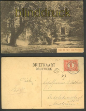 Lage Vuursche sw-AK Kapel met vijver 1917 (a0553)