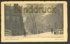 Amsterdam sw-AK Reguliersgracht 1924 (a0554)