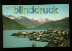 ZELL am See farb-AK Teilansicht mit See ungebraucht (a1084)