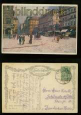 WIEN farb-AK Krtnerstrasse Knstlerkarte 1922 (a1086)