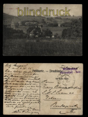 Sulz  sw-AK Totalansicht Feldpsot 1915 (a0994)