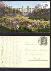 Schweiz farb-AK Engelberg Panoramaansicht 1920 (a0037)