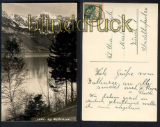 Schweiz sw-Foto-AK am Wallensee 1923 (a0236)