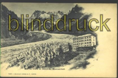 Schweiz sw-AK Mer de Glace et Hotel du Montanver(a0406)