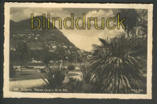 Lugano sw-Foto-AK Nuovo Quai e M. te Br 1927 (a0601)