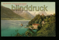RINGGENBERG farb-AK Brienzersee Interlaken Hotel Seeburg ungebraucht (a2073)