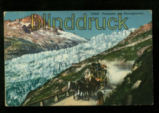 Furkapass farb-AK und Rhonegletscher ungebraucht  (a1092)