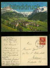 ENGELBERG farb-AK Panorama mit Hahnen, Spann�rter und Titlis 1929 (a2064)