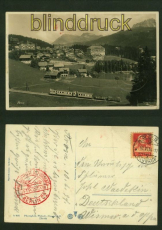 AROSA sw-AK Teilansicht Luftpost 1934 (a1093)