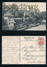 Basel sw-AK Deutschrittergarten mit M�nster 1909 (a2146)