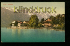 ISELTWALD am Brienzersee farb-AK Panoramaansicht ungebraucht (a2077)