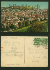 St. Gallen farb-AK Totalansicht 1908 (a2115)