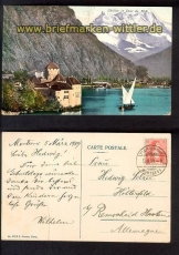 Chillon et Dent du Midi farb-AK 1904 (ch0058)