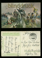 Blchers Sieg an der Katzbach farb-AK Abels Schokolade 1916 (d0026)