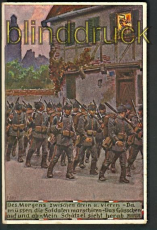Unsere Feldgrauen farb-AK ca. 1915 ungebraucht (d3496)
