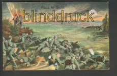 Paris in Sicht farb-AK Panorama ungebraucht (d4113)