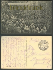 Der Kronprinz von Preussen im Schtzengraben sw-AK 1915 (d4097)