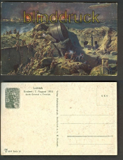 Lttich farb-AK erobert 7.8.1914 General von Emmich ungebraucht (d4580)