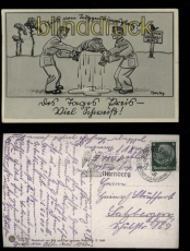 Gruss vom Truppenbungsplatz sw-AK Der Tages-Preis - Viel Schwei 1938 (d5827)